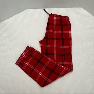 Wondershop Men's Red and Black Plaid Joggers